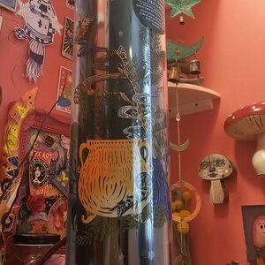 Decorative Black and Gold Vase